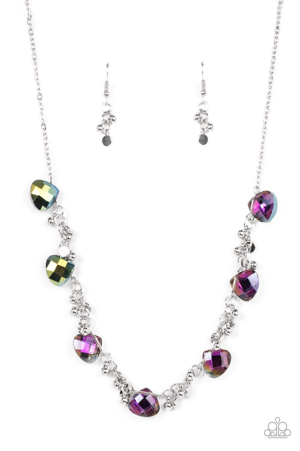 Sassy Super Nova - Multi Oil Spill Necklace Paparazzi N0785