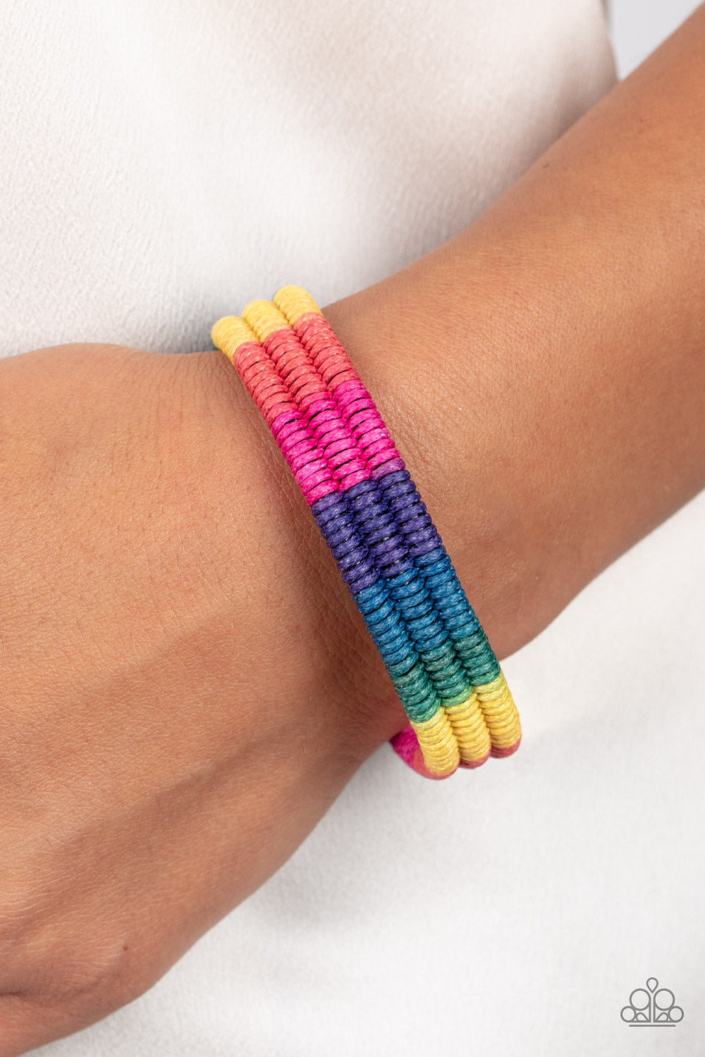 Rainbow Renegade - Multi Urban Bracelet Paparazzi B0374