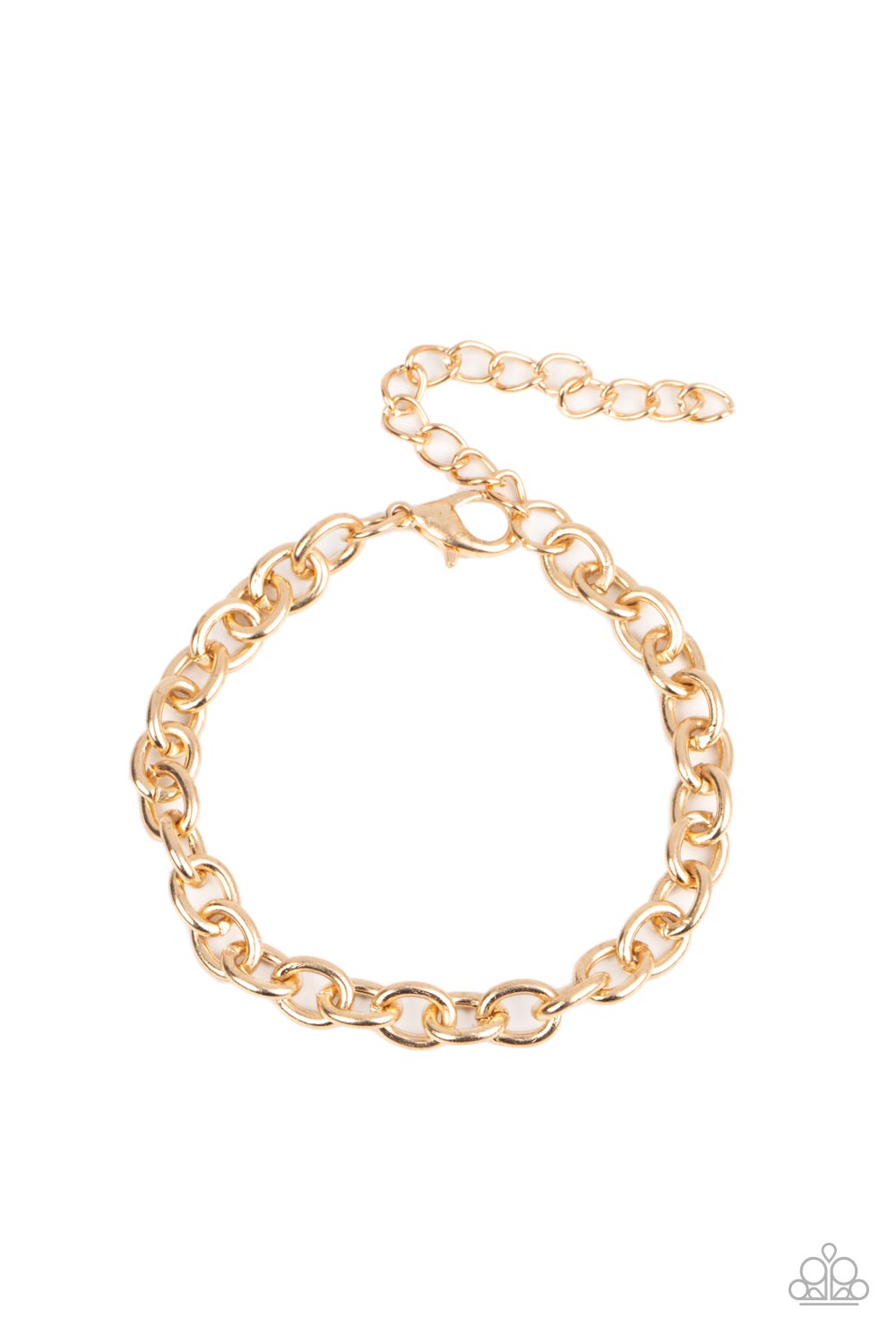 Intrepid Method - Gold Chain Urban Bracelet Paparazzi B0741