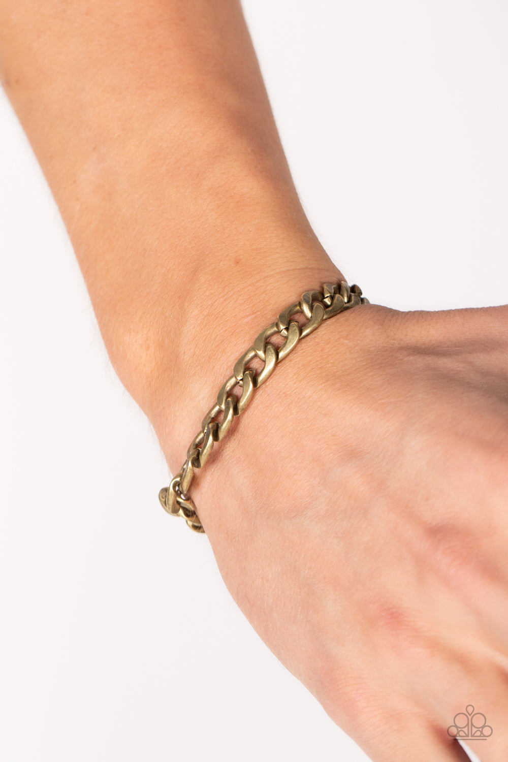 Alternative Anthem - Brass Urban Chain Bracelet Paparazzi B0517