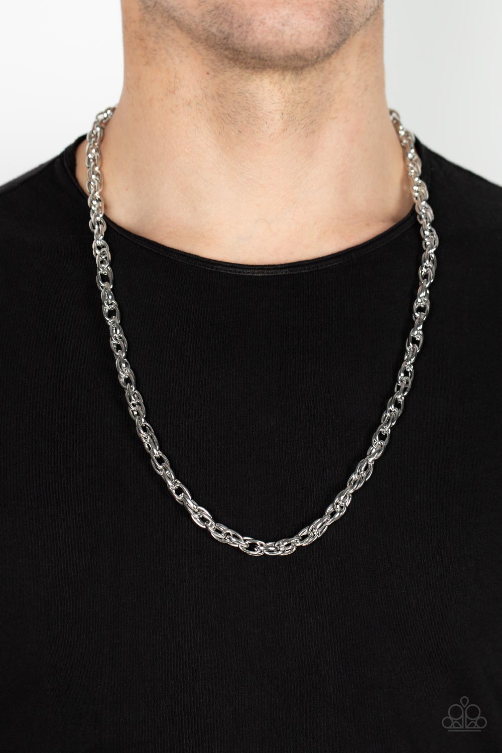 Chopper Hopper - Silver Chain Urban Necklace Paparazzi N1415