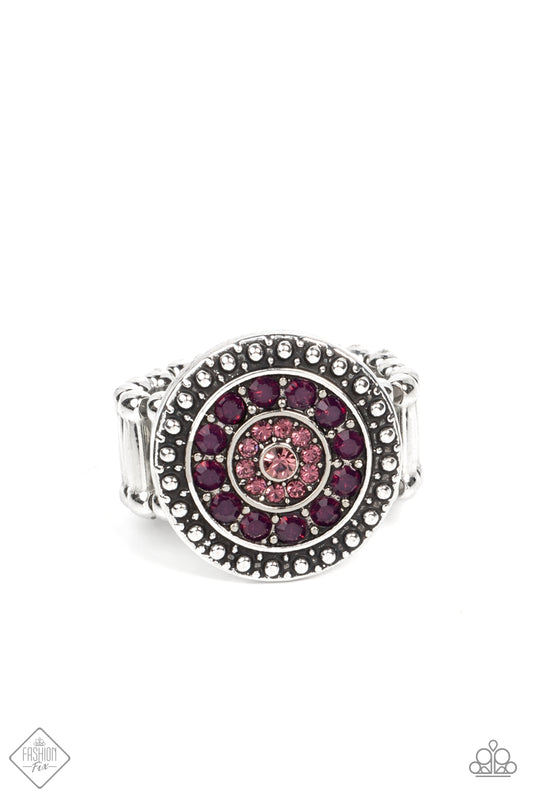 Grove Trove Purple Amethyst Rhinestone Ring November 2021 Fashion Fix Paparazzi R0220