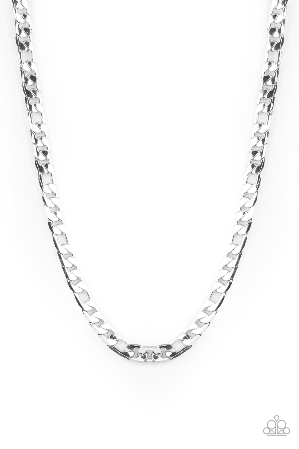 Metro Beau - Silver Urban Chain Necklace Paparazzi N1163