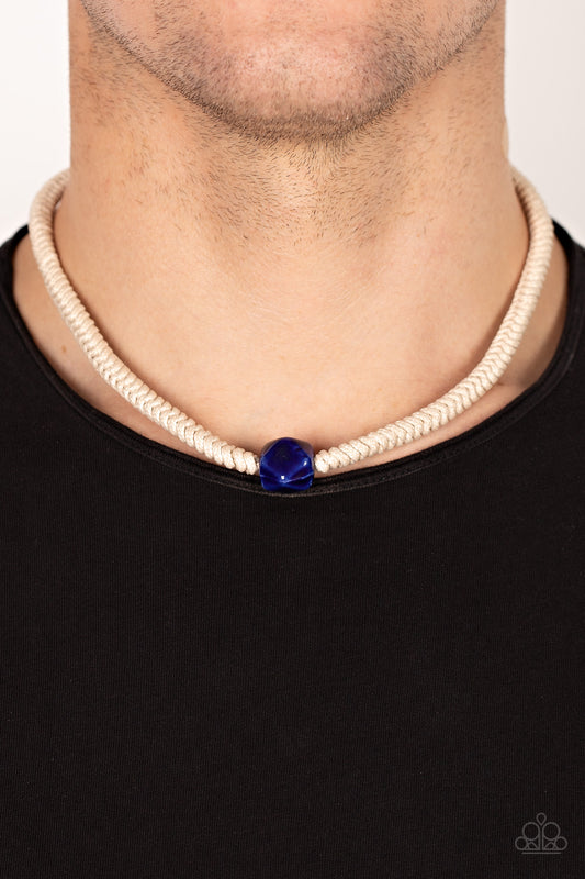 Metamorphic Marvel - Blue Urban Necklace Paparazzi N0419