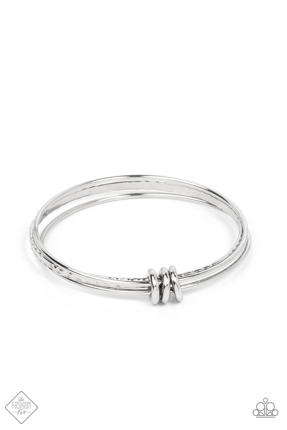 Bauble Bash - Silver Bracelet Paparazzi B0299