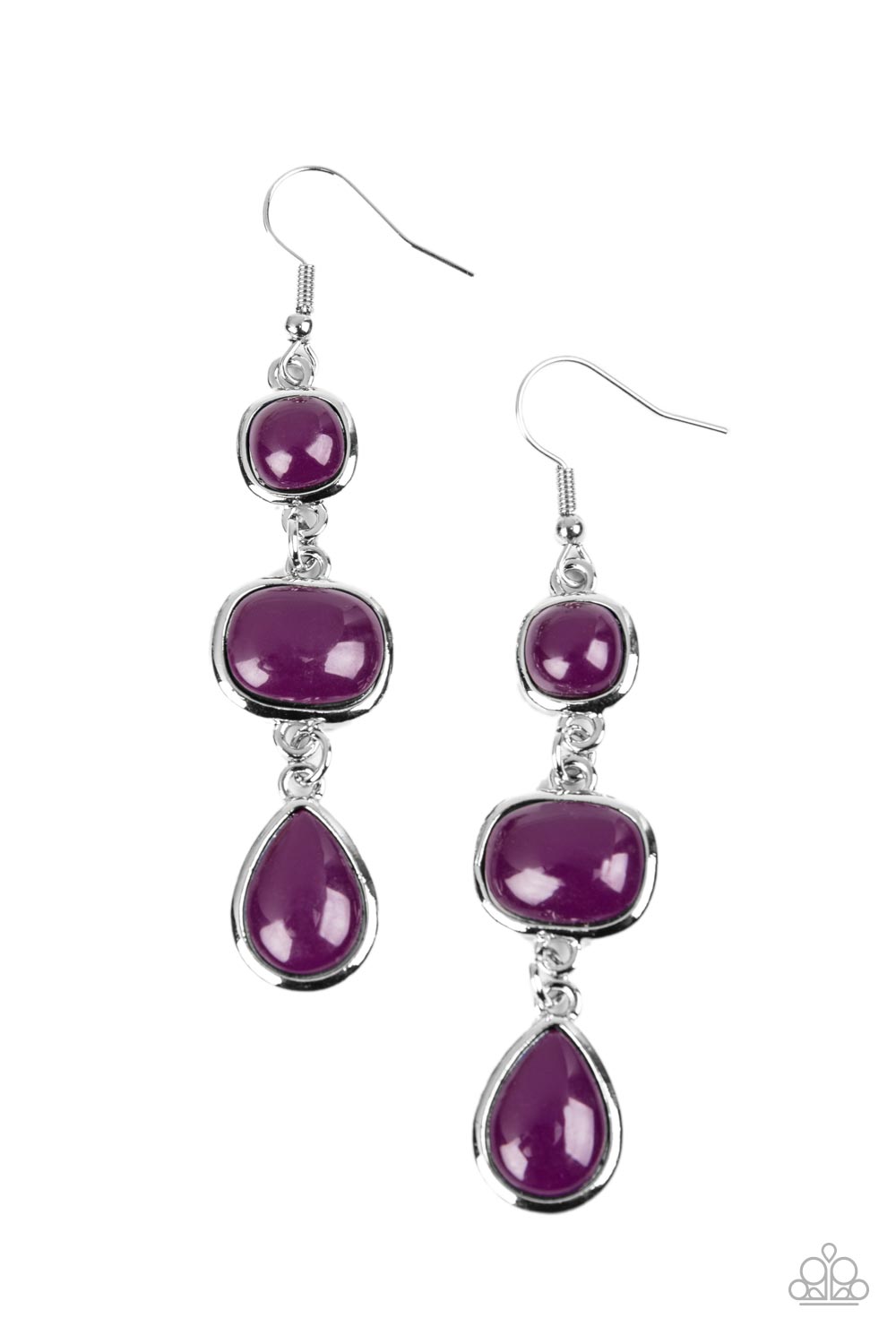 Fashion Frolic - Purple Plum Earring Paparazzi E1116