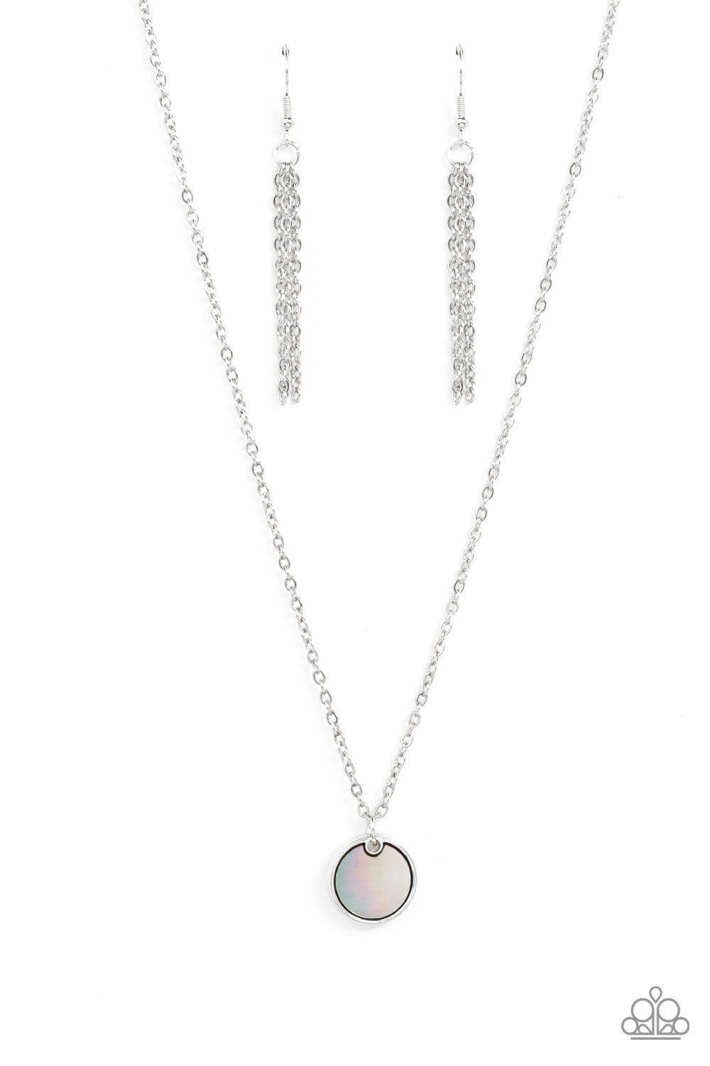 New Age Nautical - Silver Necklace Paparazzi N0724