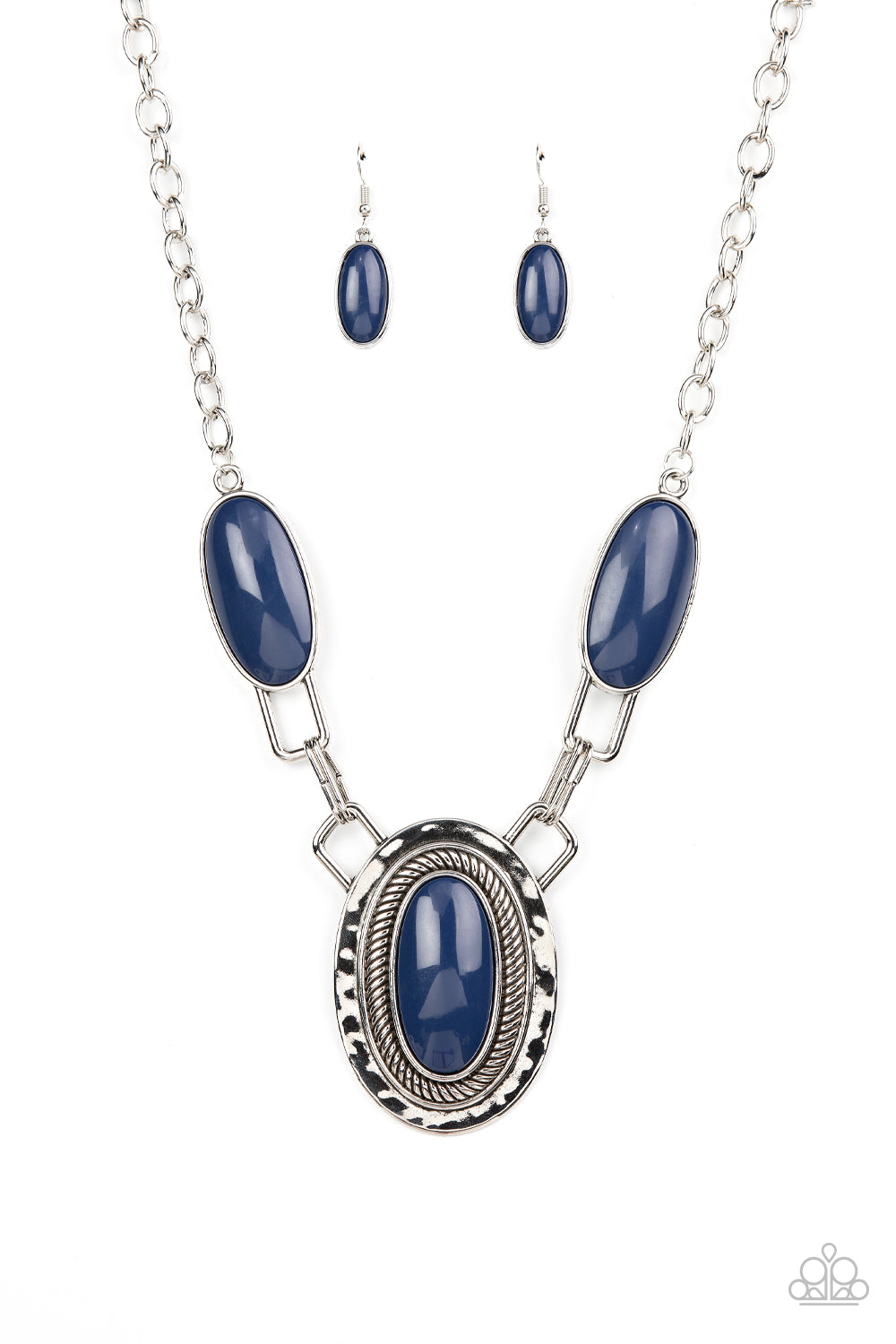 Count to TENACIOUS - Blue Necklace Paparazzi N0461