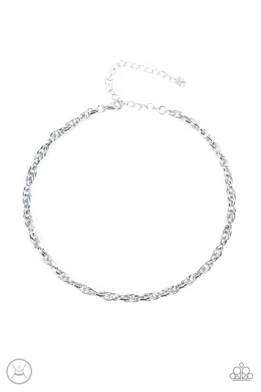 Urban Underdog - Silver Choker Necklace Paparazzi N0470