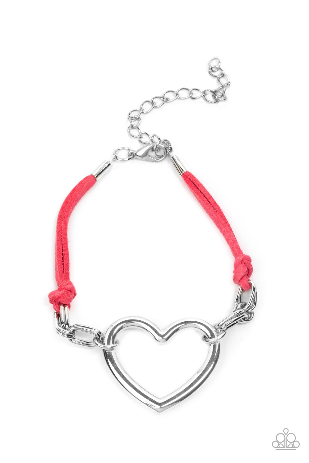 Flirty Flavour - Pink Heart Bracelet Paparazzi B0333