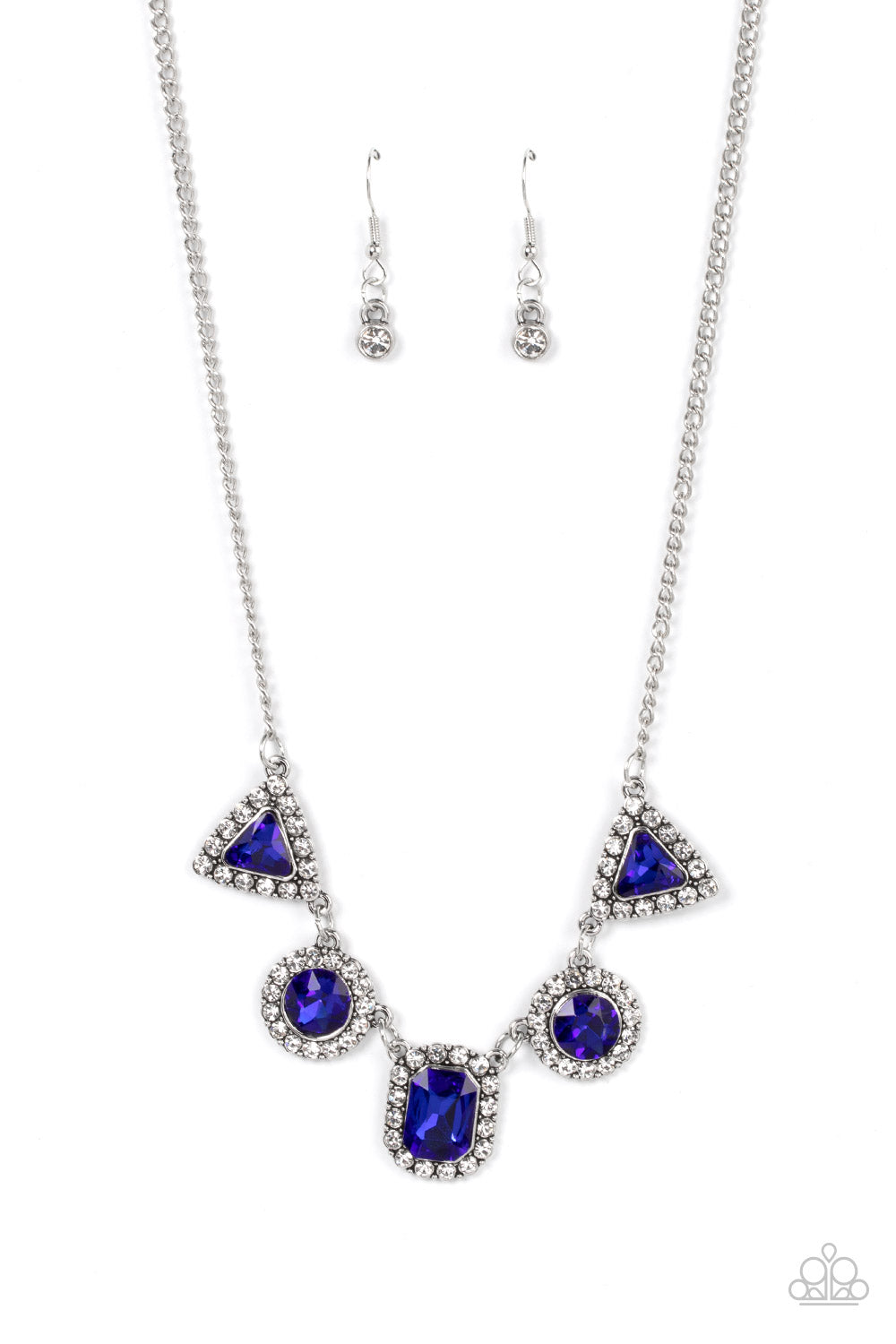 Posh Party Avenue - Blue Necklace Paparazzi N0673