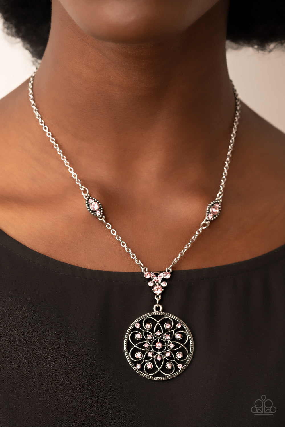 TIMELESS Traveler - Pink Necklace Paparazzi N0532