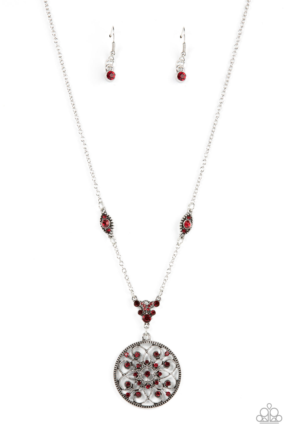 TIMELESS Traveler - Red Necklace Paparazzi N0690