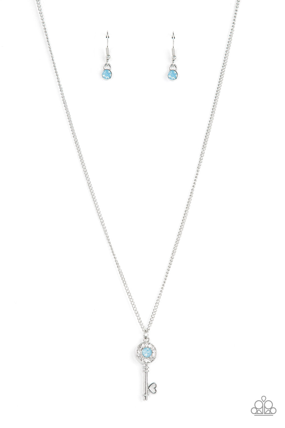 Prized Key Player - Blue Necklace Paparazzi N0642