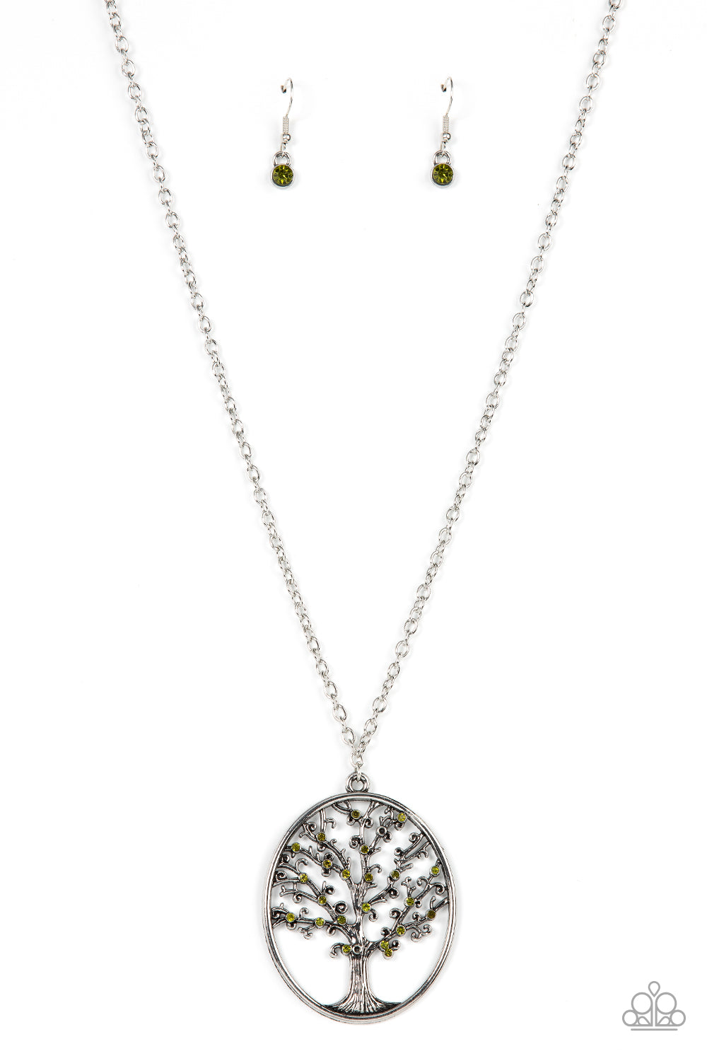 Autumn Abundance - Green Necklace Paparazzi N0516