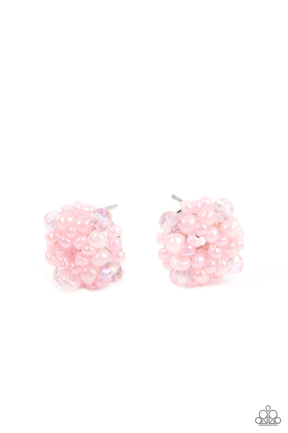 Bunches of Bubbly - Pink Earring Paparazzi E0514