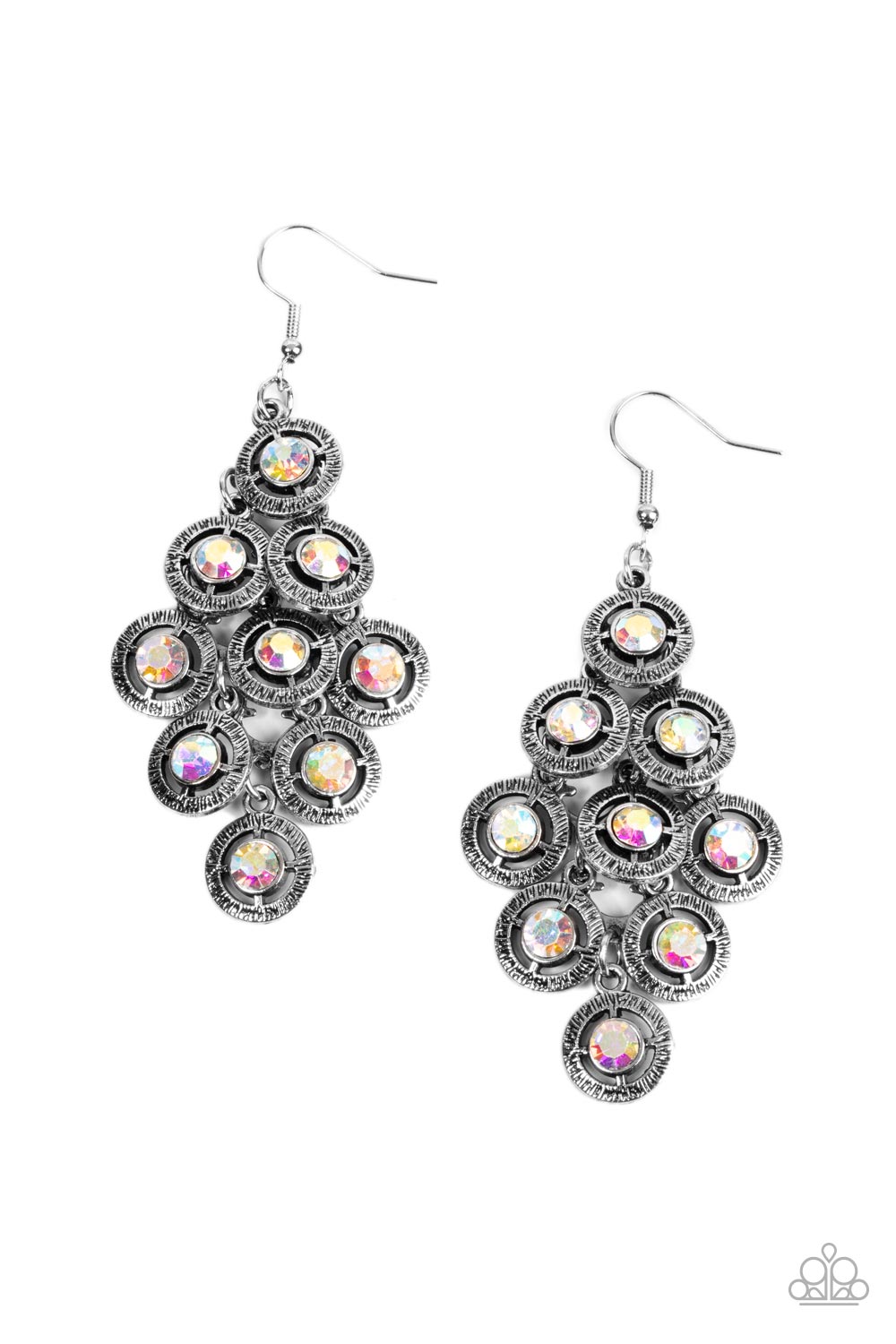 Constellation Cruise - Multi Iridescent Earring Paparazzi E1017