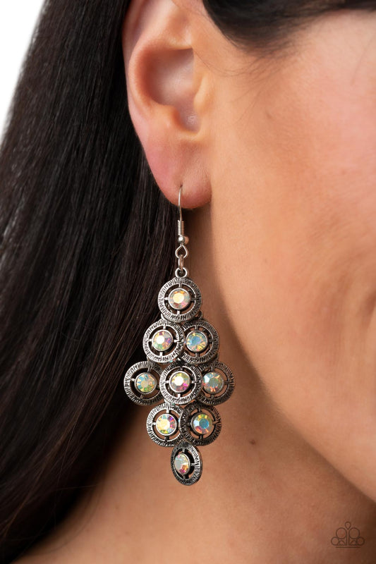 Constellation Cruise - Multi Iridescent Earring Paparazzi E1017