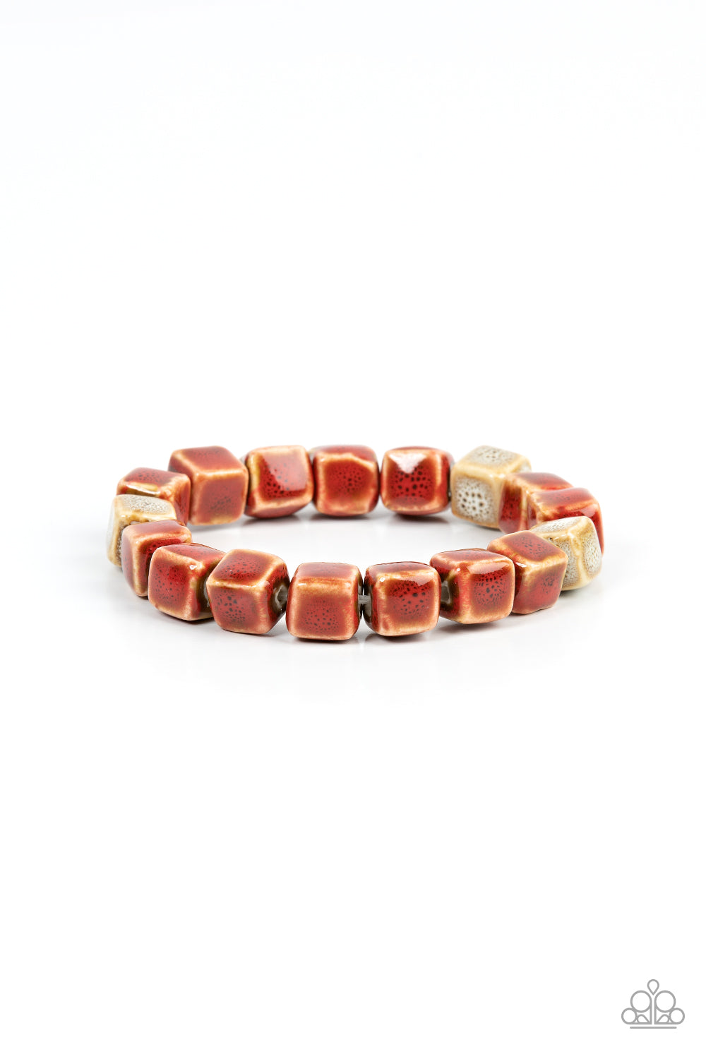 Glaze Craze - Red Bracelet Paparazzi B0373