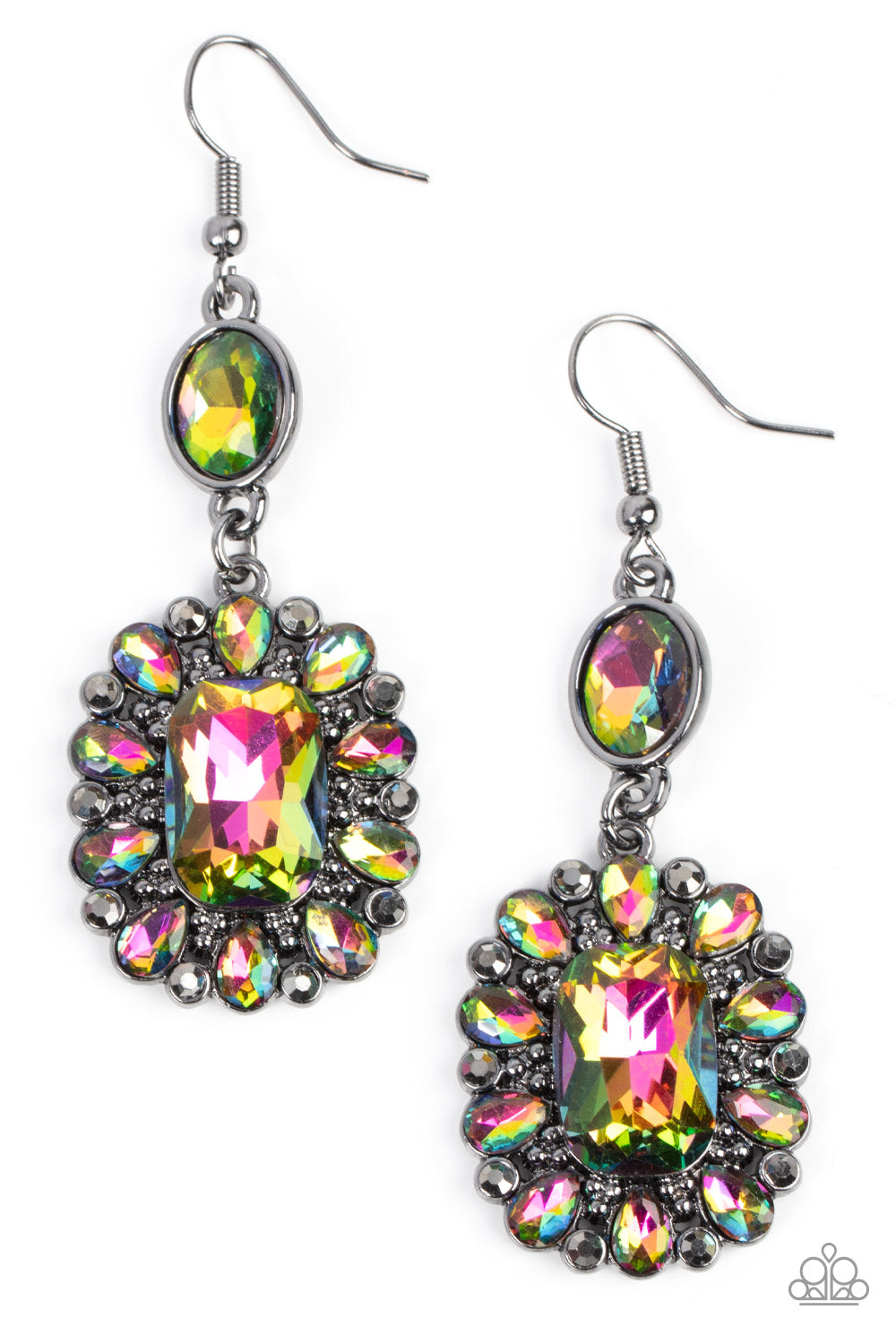 Capriciously Cosmopolitan - Multi Oil Spill Earring Paparazzi E1001