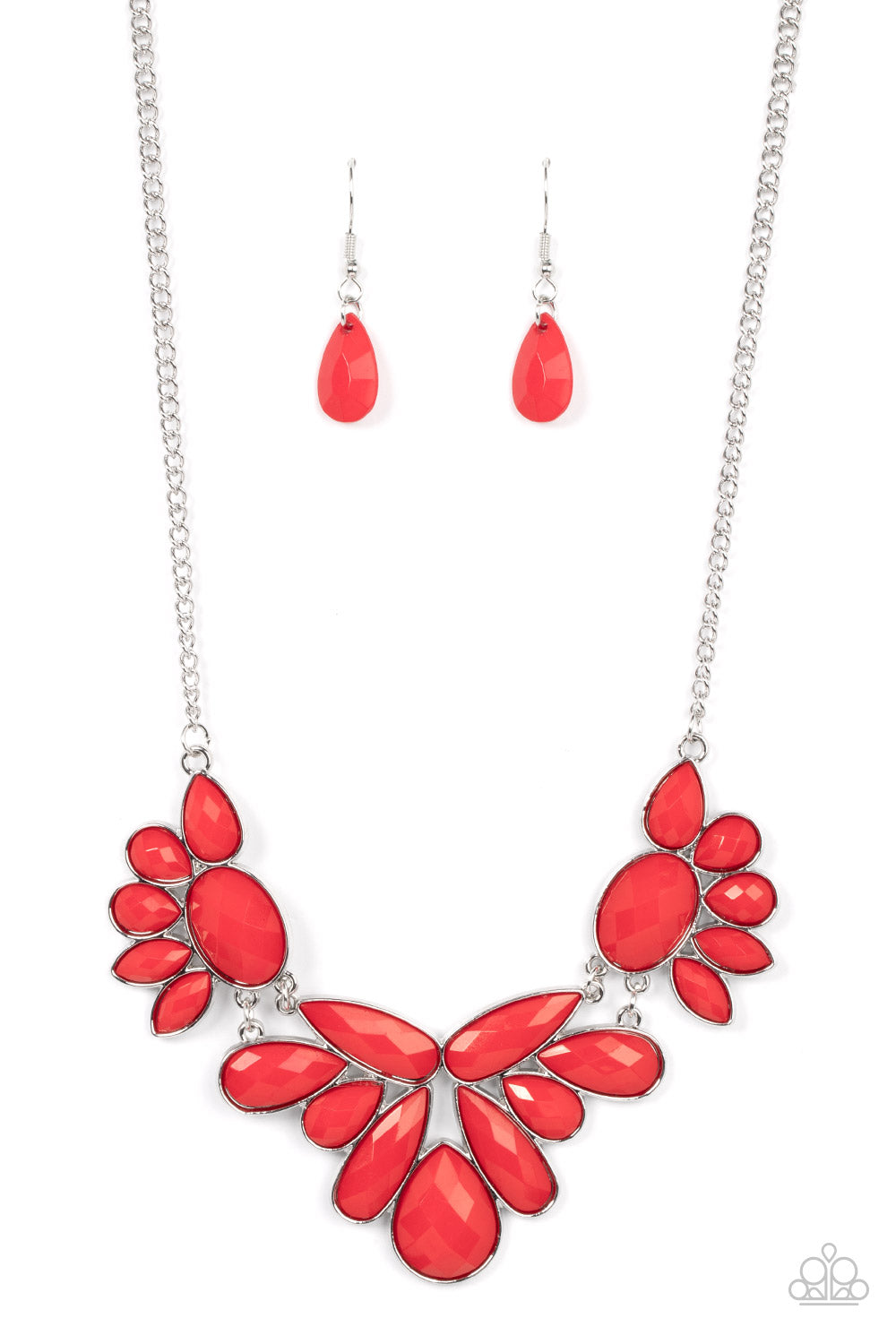 A Passing FAN-cy - Red Necklace Paparazzi N0797