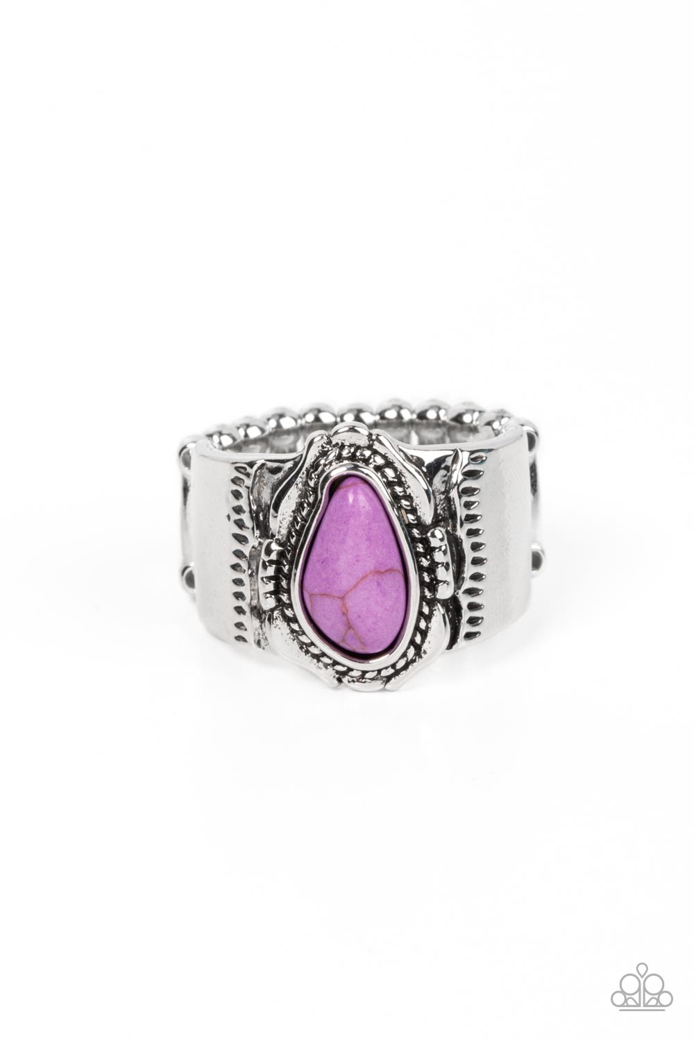 Moab Motif - Purple Santa Fe Style Stone Ring Paparazzi R0288