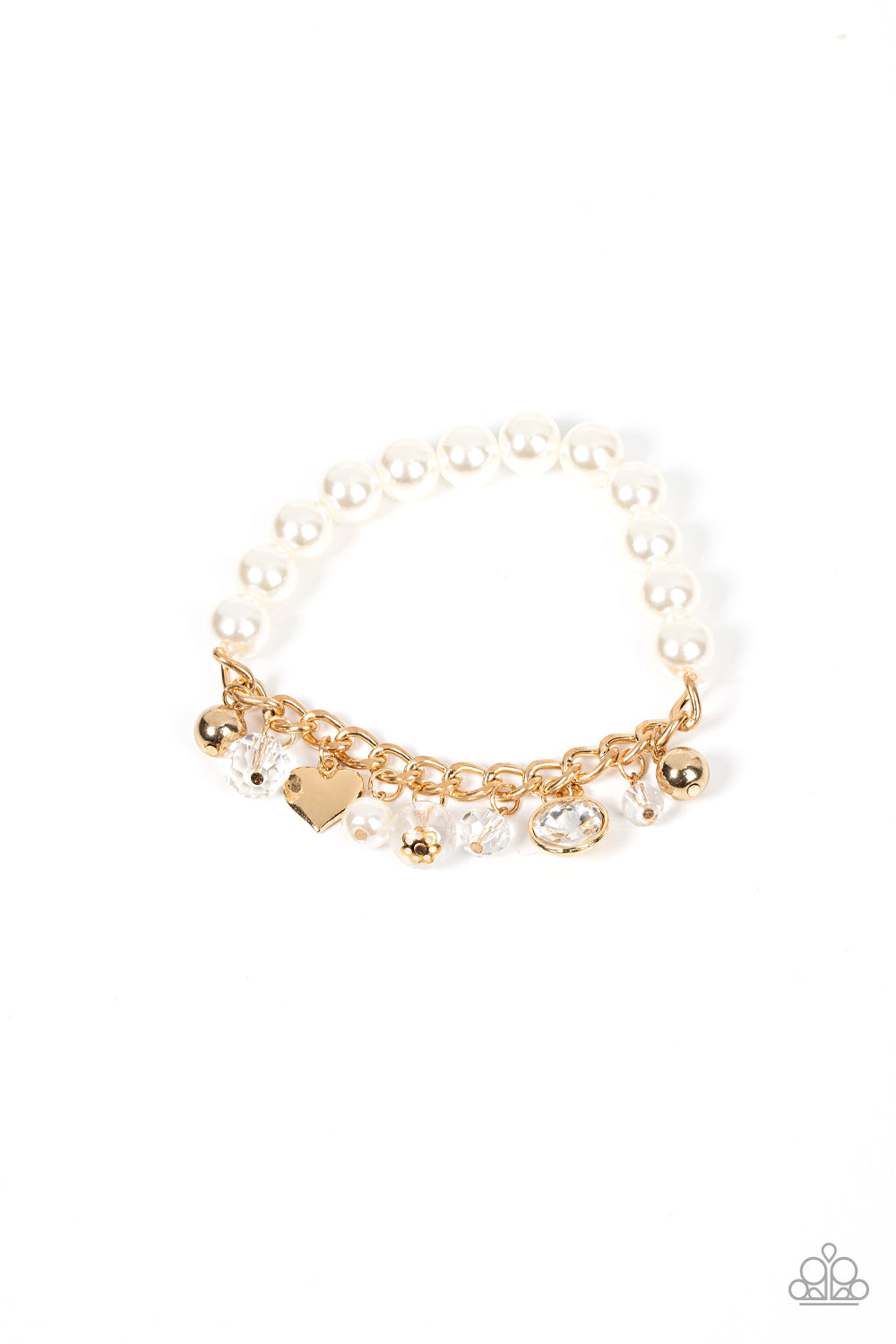 Adorningly Admirable - Gold Bracelet Paparazzi B0388