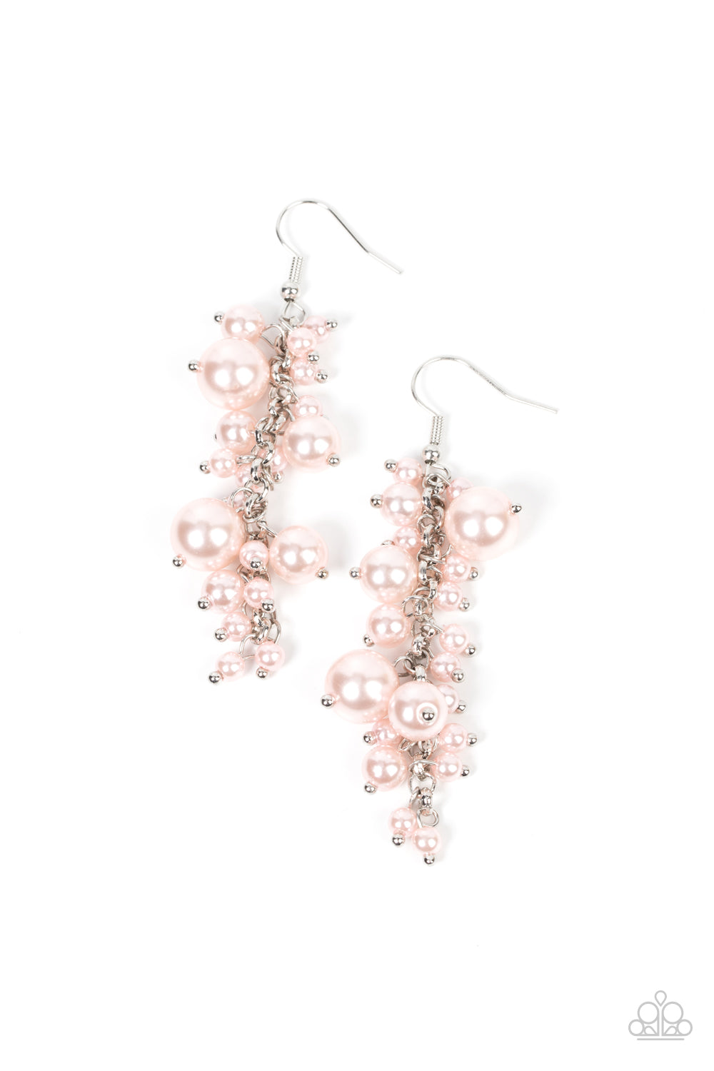 The Rumors are True - Pink Pearl Earring Paparazzi E0587