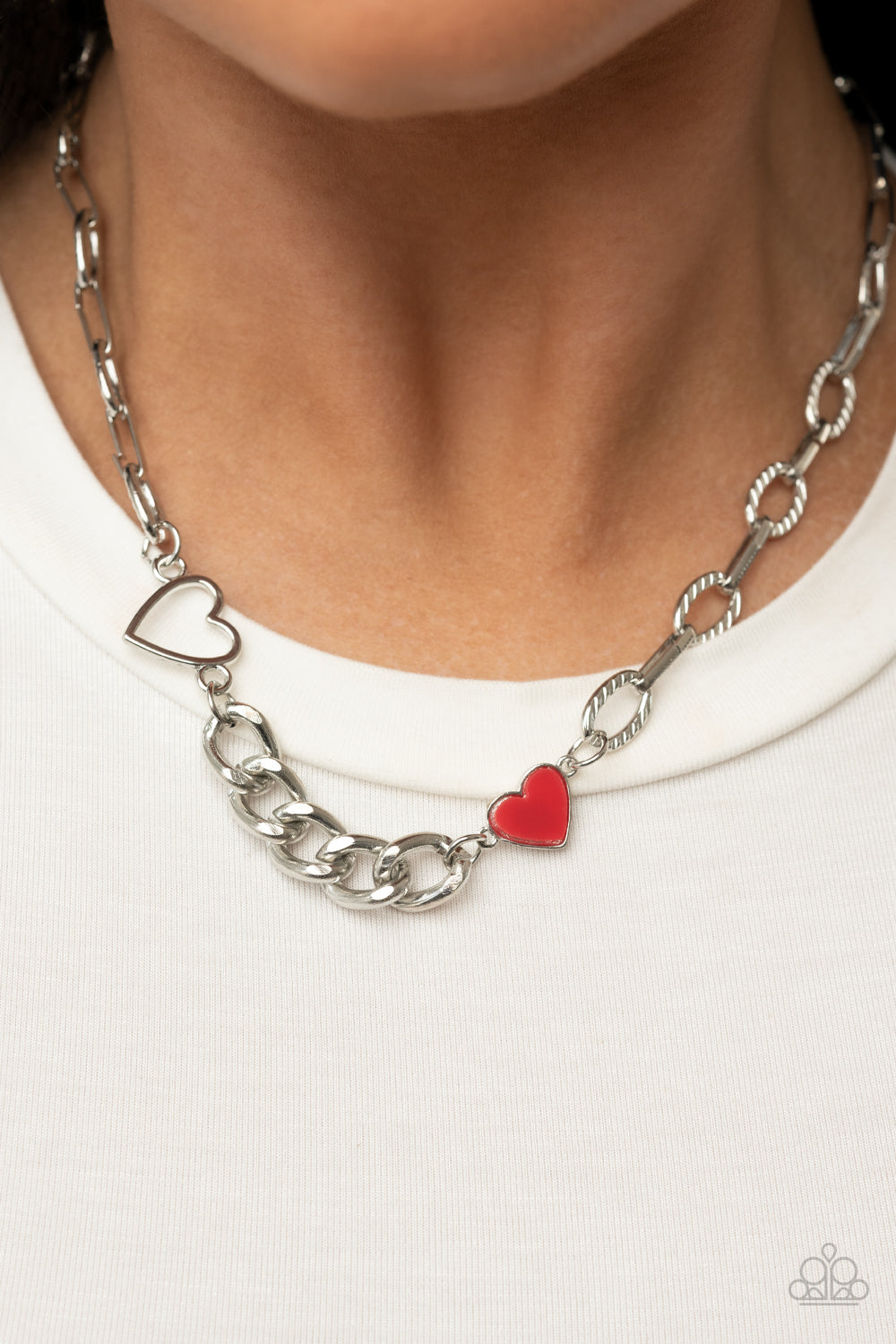 Little Charmer - Red Heart Necklace Paparazzi N0916