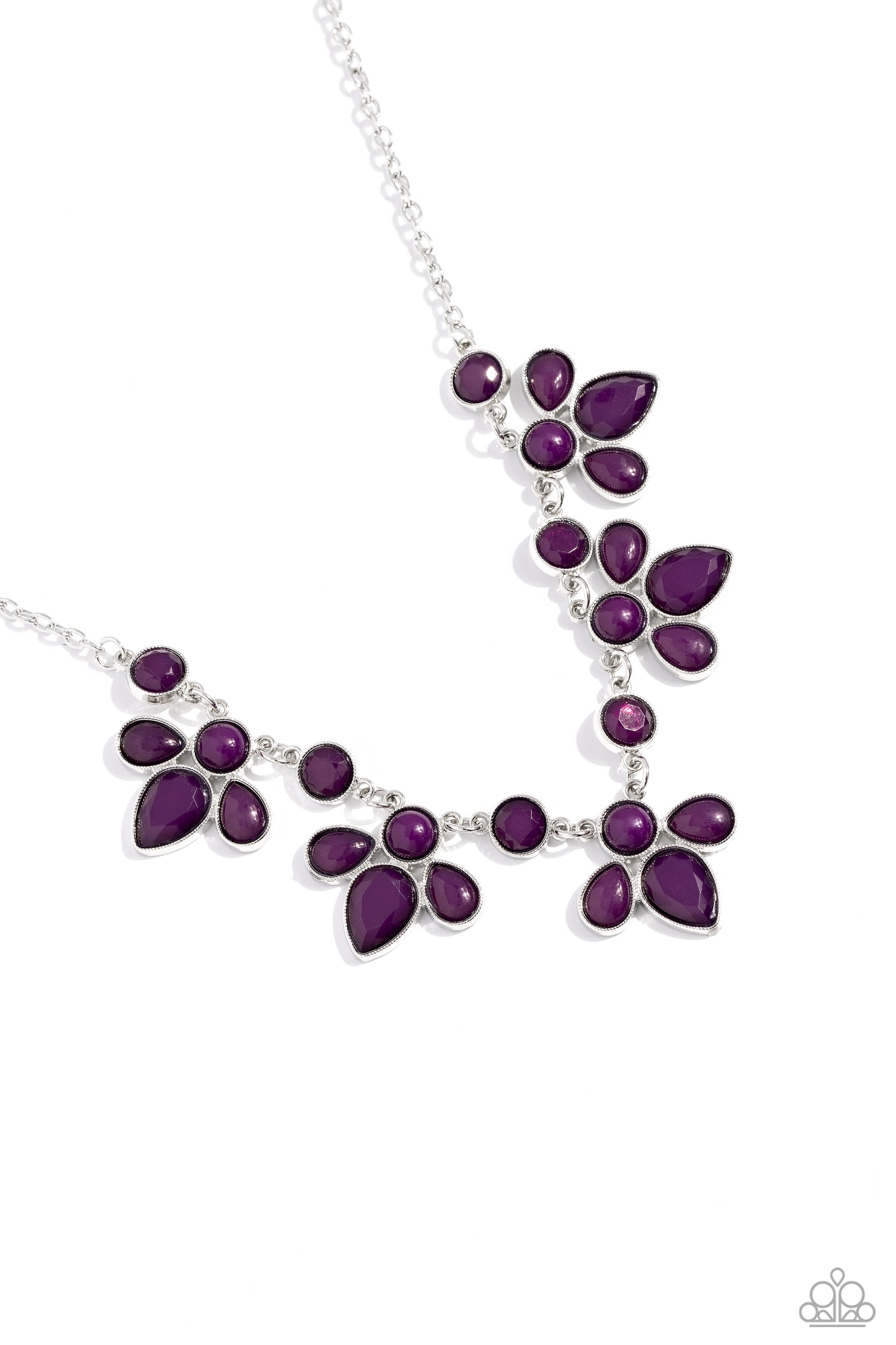 FROND-Runner Fashion - Purple Plum Bead Necklace Paparazzi N2010