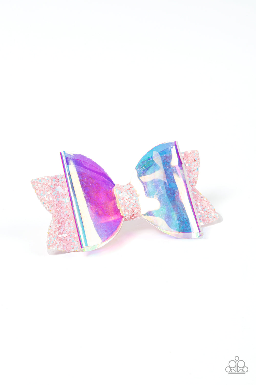 Futuristic Favorite - Pink Iridescent Hair Clip Paparazzi H0070