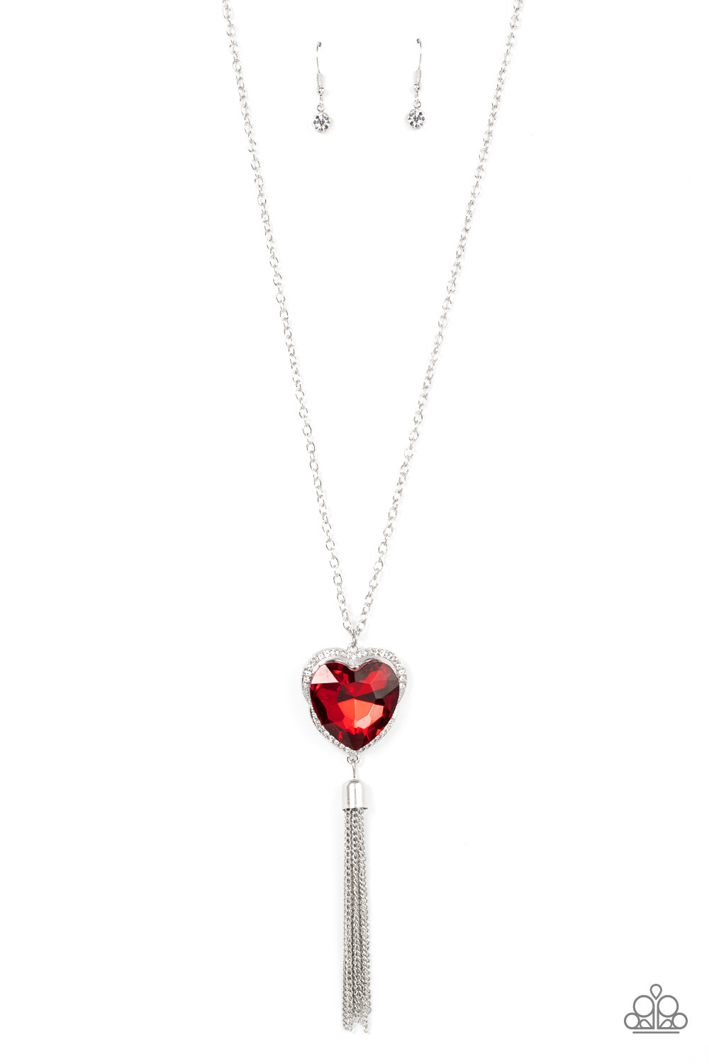 Finding My Forever - Red Heart Necklace Paparazzi N0661