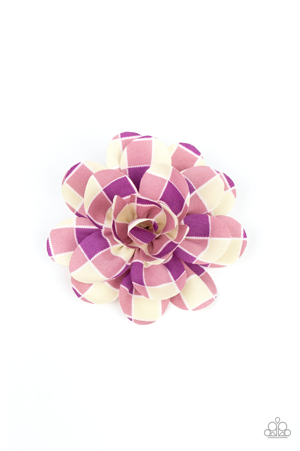 Gingham Garden - Purple Hair Clip Paparazzi H0100