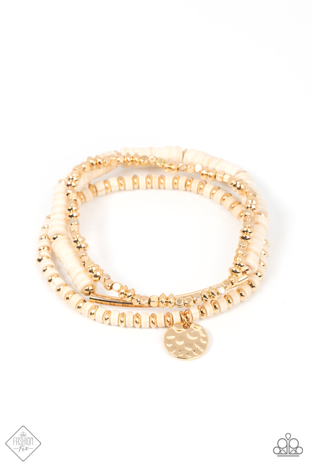 Terraform Trendsetter - Gold Bracelet March 2022 Fashion Fix Paparazzi B0400