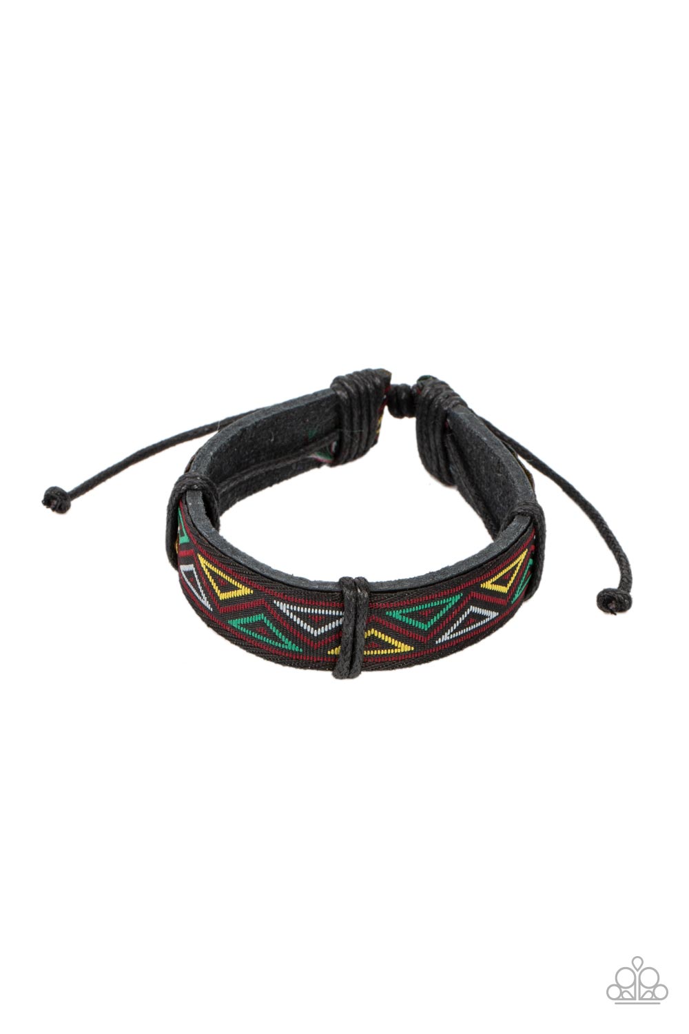 Tundra Thunder - Multi Textile Pattern Urban Bracelet Paparazzi B0739