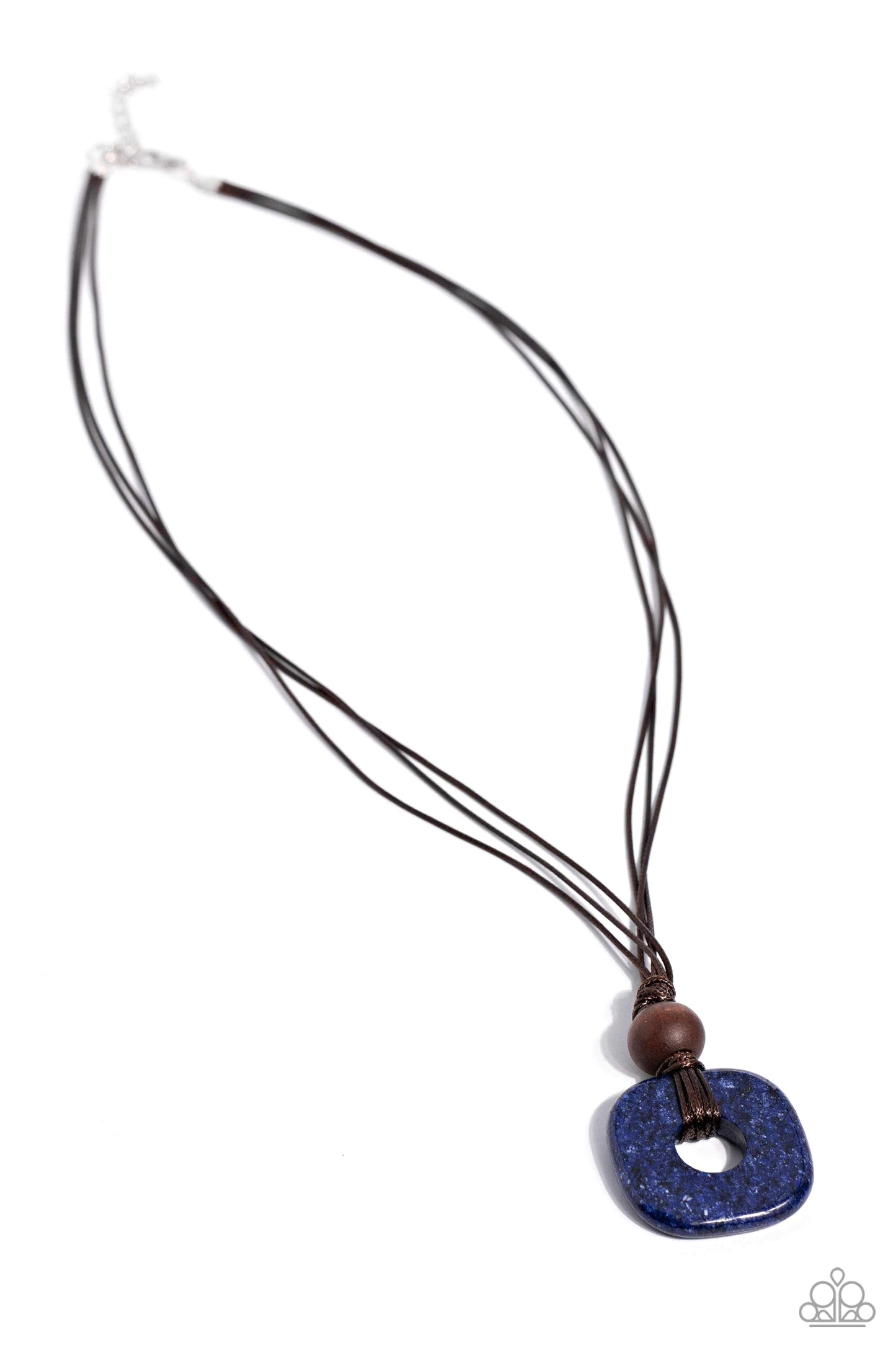 Canyon Crusade - Blue Lapis Lazuli Urban Necklace Paparazzi N2351