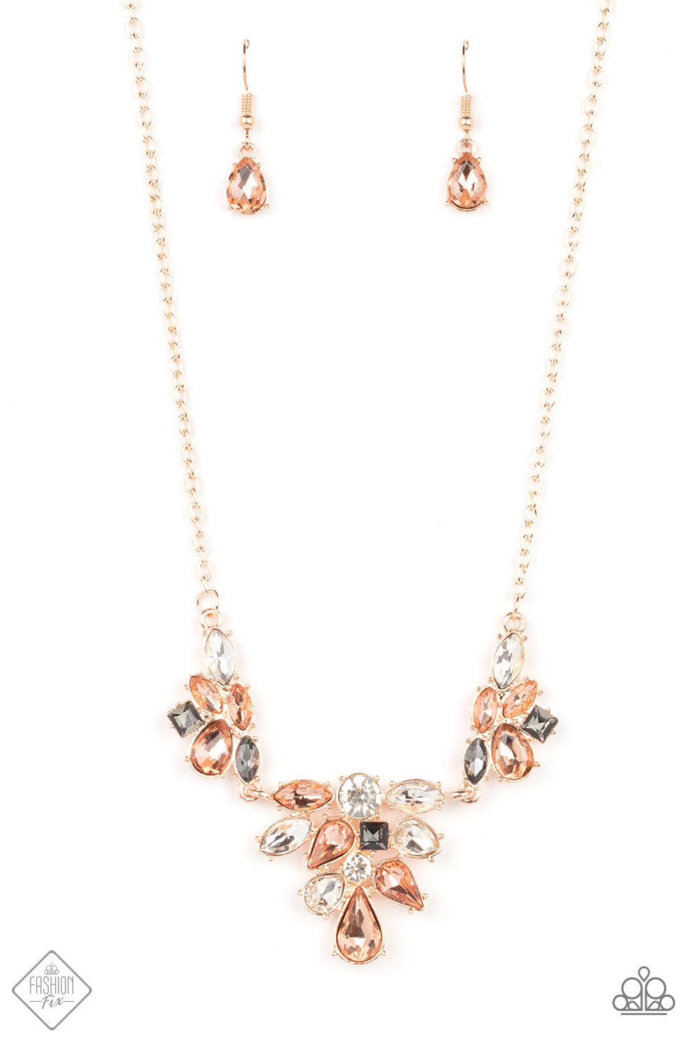 Completely Captivated - Rose Gold Necklace April 2022 Fashion Fix Paparazzi N0822