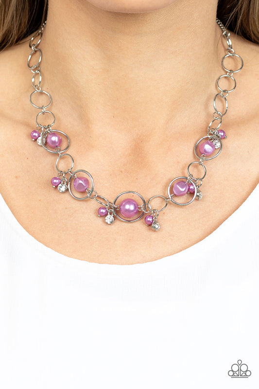 Think of the POSH-ibilities! - Purple Pearl Necklace Paparazzi N1551