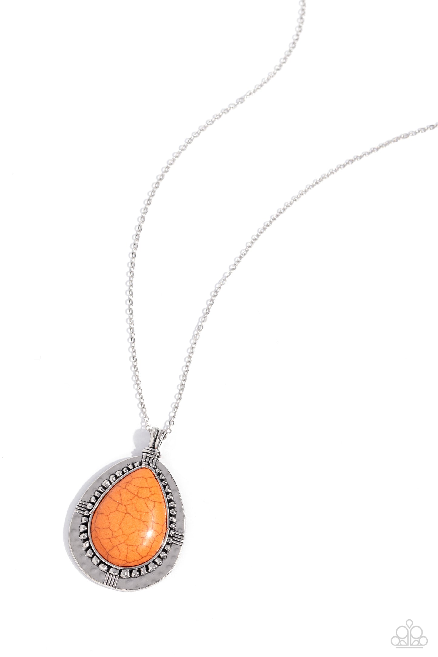 Western Wilderness - Orange Santa Fe Style Necklace Paparazzi N1853