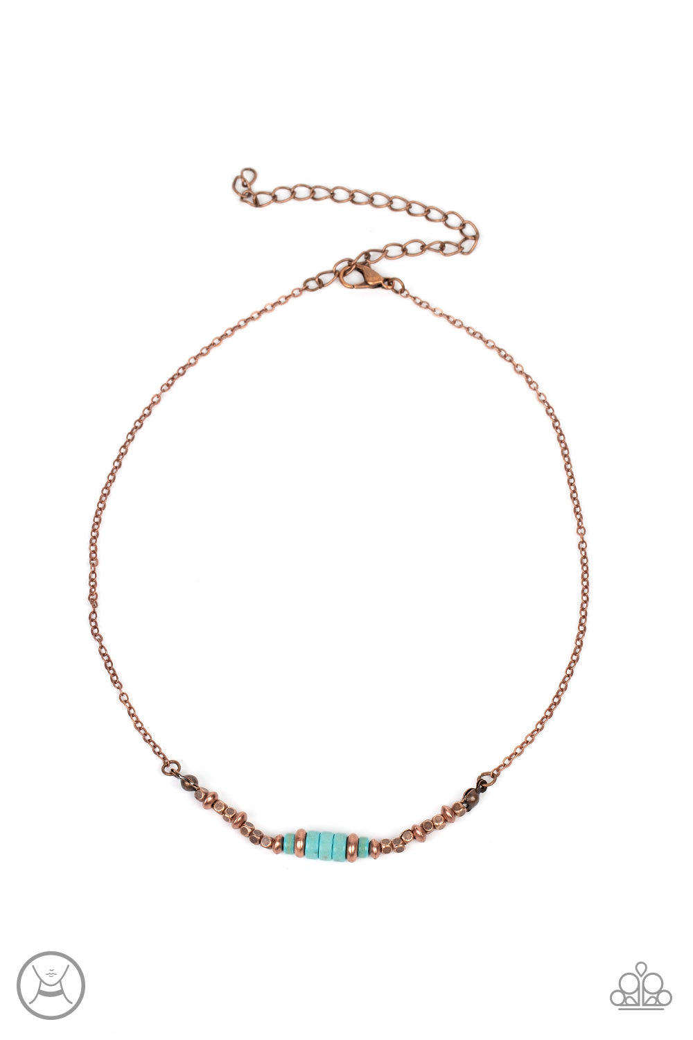 Retro Rejuvenation - Copper Choker Necklace Paparazzi N1113