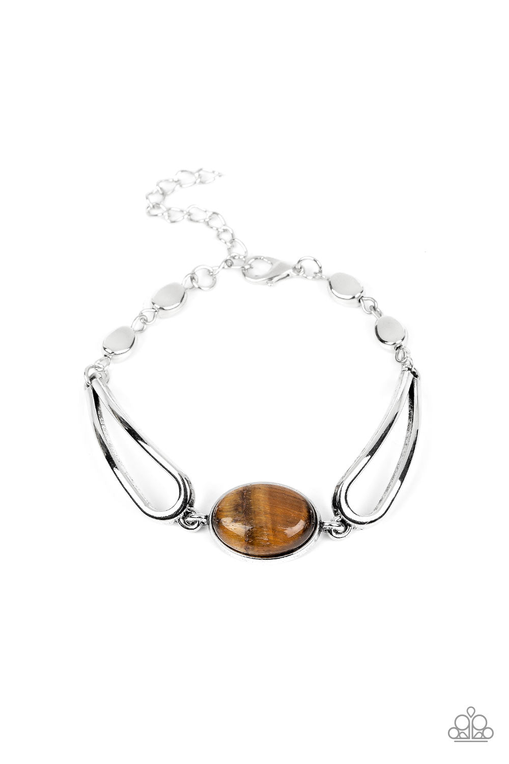 A Quarter Past ZEN - Brown Tiger's Eye Stone Bracelet Paparazzi B0662