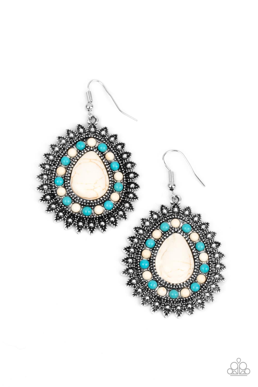 Sagebrush Sabbatical - White Santa Fe Style Earring Paparazzi e1049