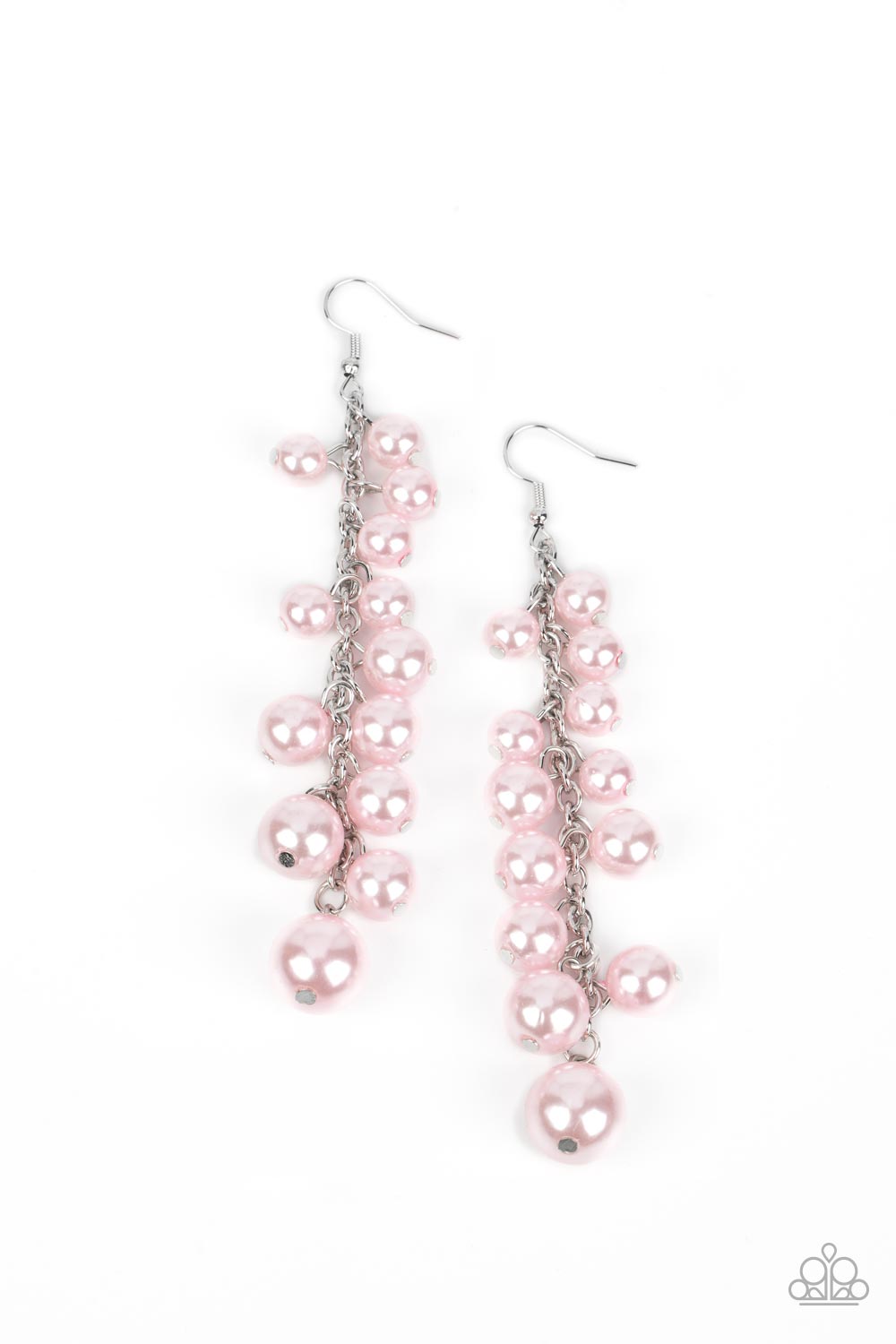 Atlantic Affair - Pink Pearl Earring Paparazzi E0911