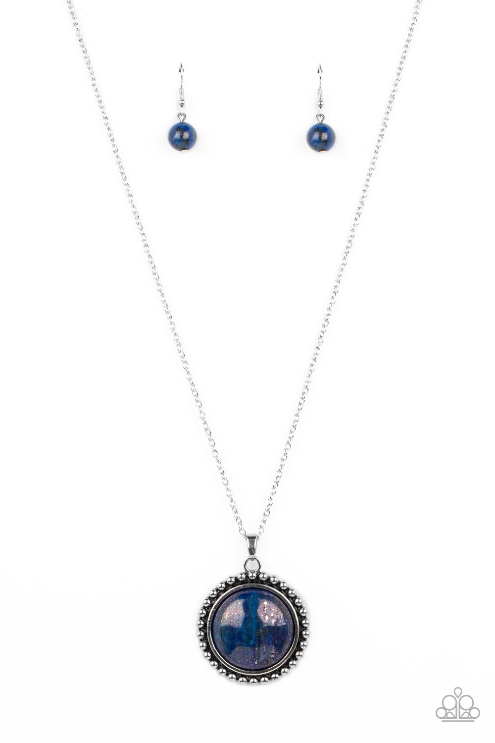 Sonoran Summer - Blue Lapis Stone Santa Fe Style Necklace Paparazzi N1964