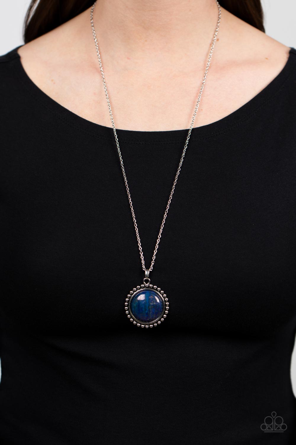 Sonoran Summer - Blue Lapis Stone Santa Fe Style Necklace Paparazzi N1964