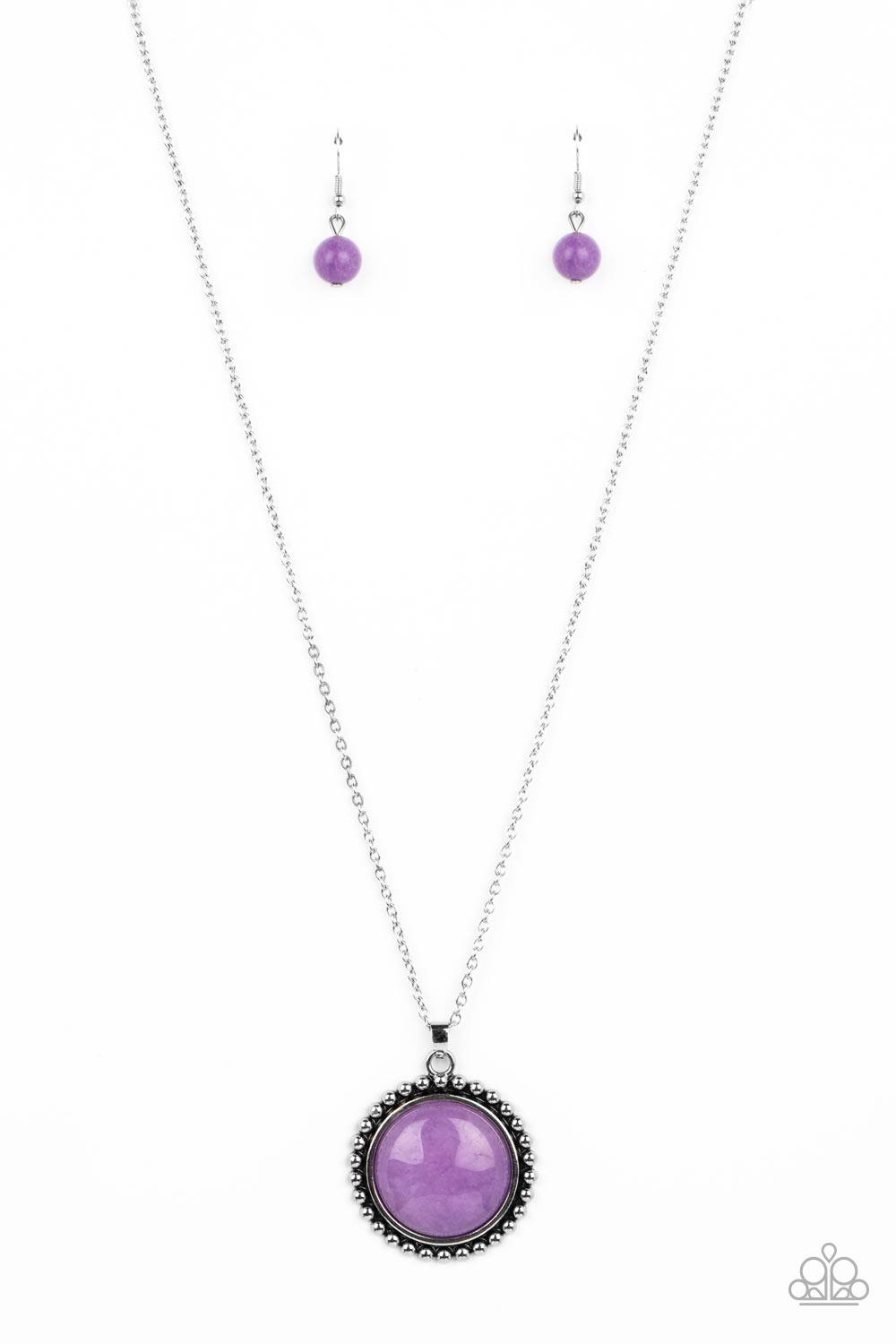 Sonoran Summer - Purple Amethyst Santa Fe Style Stone Necklace Paparazzi N1632