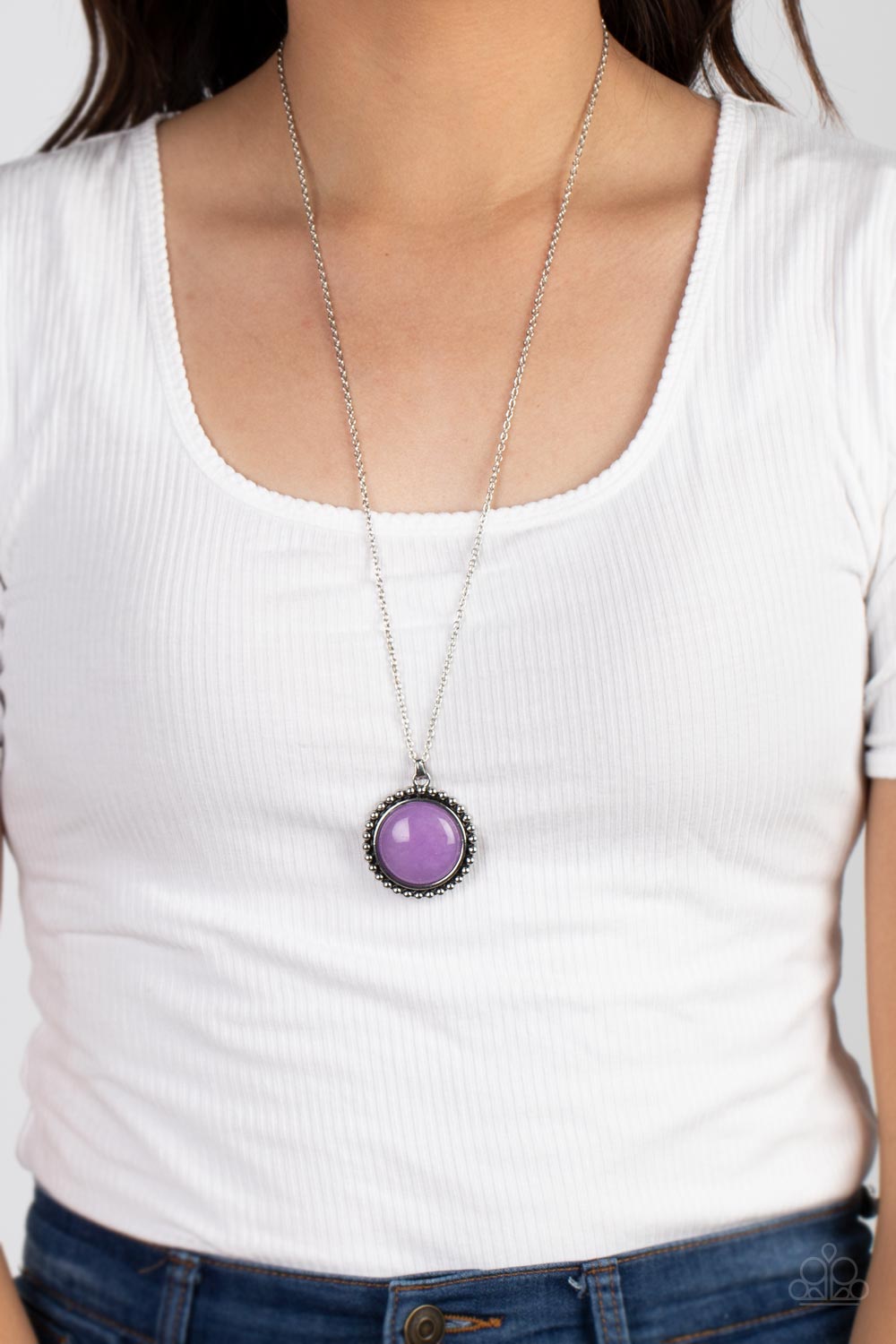 Sonoran Summer - Purple Amethyst Santa Fe Style Stone Necklace Paparazzi N1632