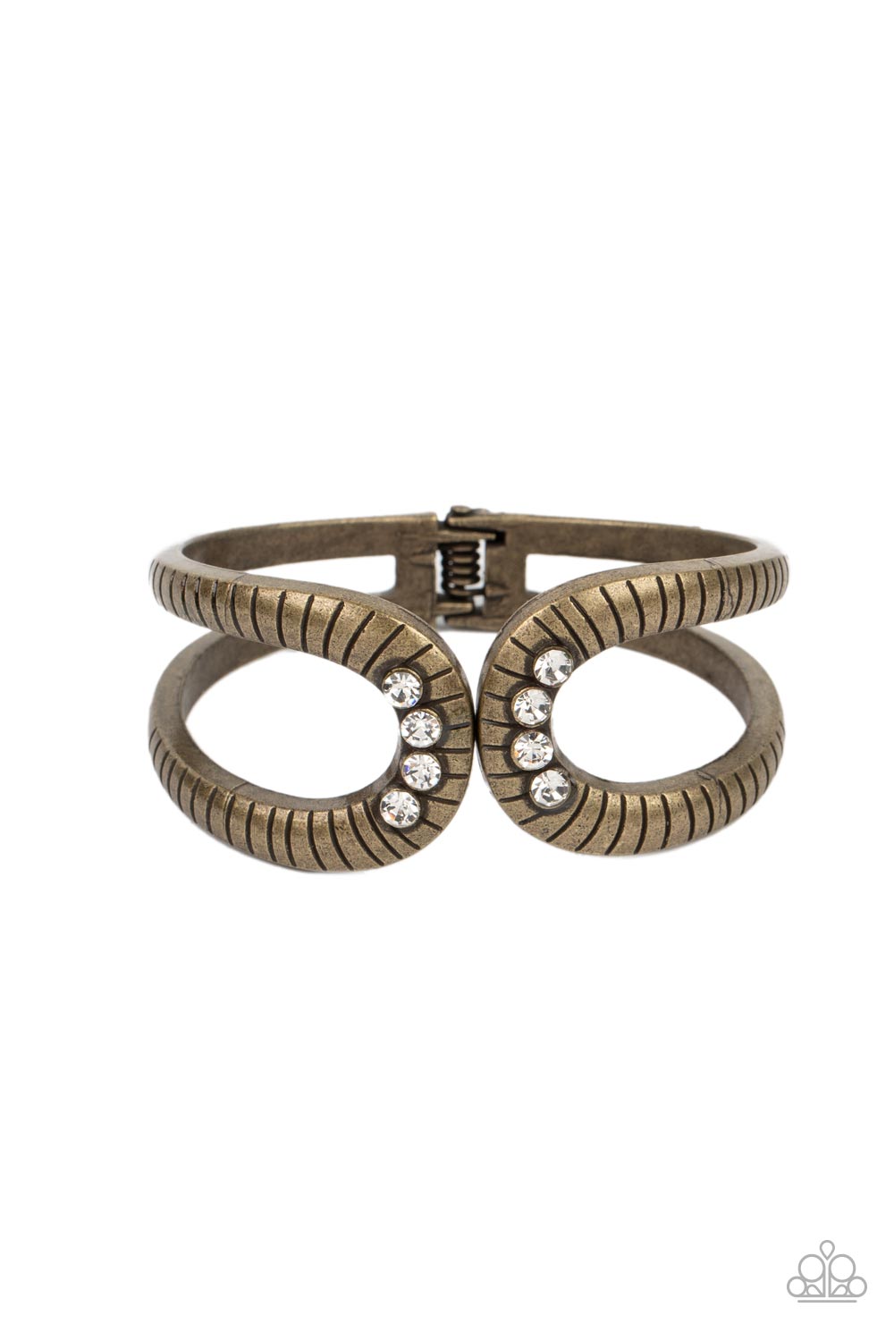 Desert Prosperity - Brass Hinge Bracelet Paparazzi B0846