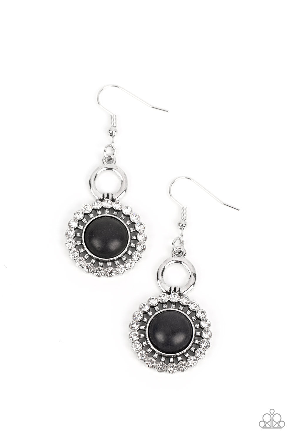 Mojave Mogul - Black Stone Santa Fe Style Earring Paparazzi E1084