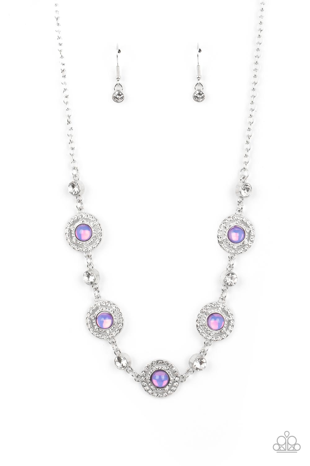 Summer Dream - Purple Opalescent Shimmer Bead Necklace Paparazzi N1841